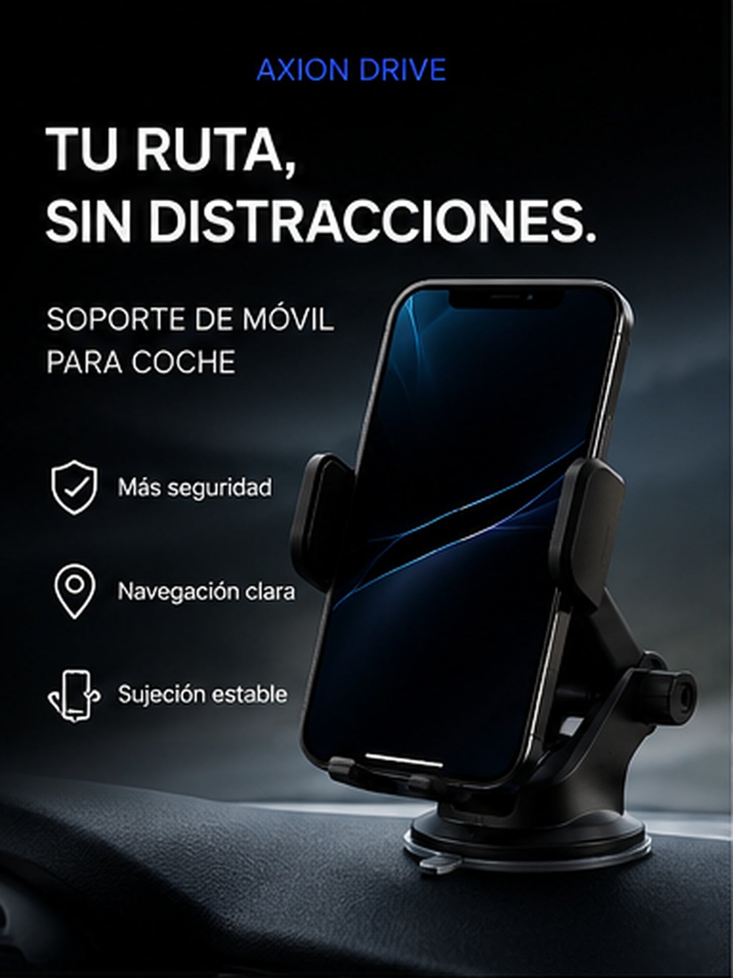 Soporte de Conducción Segura para Teléfono